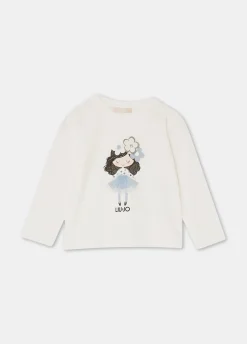 Liu Jo T-shirt en coton avec imprimé|Enfant T-Shirts