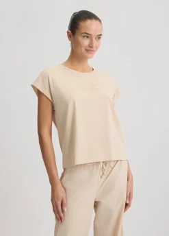 Liu Jo T-shirt en coton avec logo|Femme Vêtements De Sport|T-Shirts Et Tops