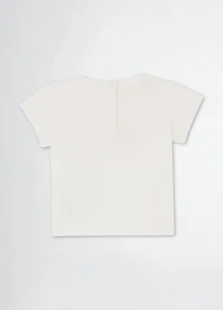 Liu Jo T-shirt en coton avec logo et strass| T-Shirts