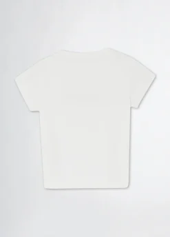 Liu Jo T-shirt en coton avec logo et strass|Enfant T-Shirts