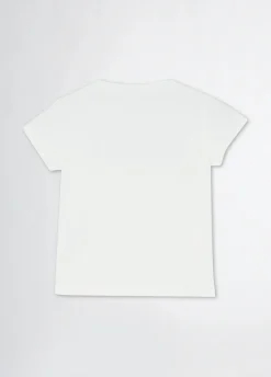 Liu Jo T-shirt en coton avec logo et strass|Enfant T-Shirts