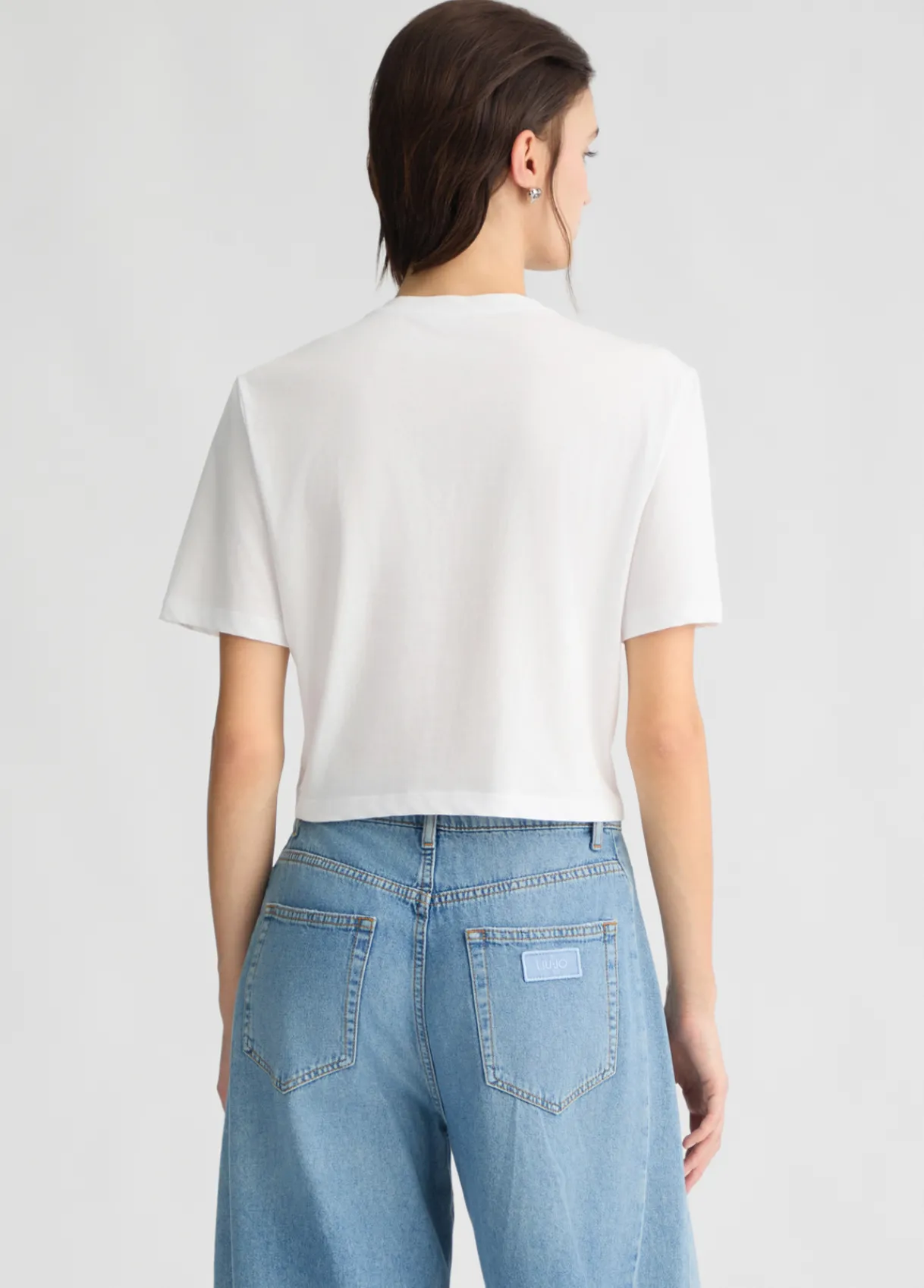 Liu Jo T-shirt en coton avec logo|Femme T-Shirts Et Tops