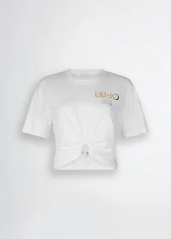 Liu Jo T-shirt en coton avec logo|Femme T-Shirts Et Tops
