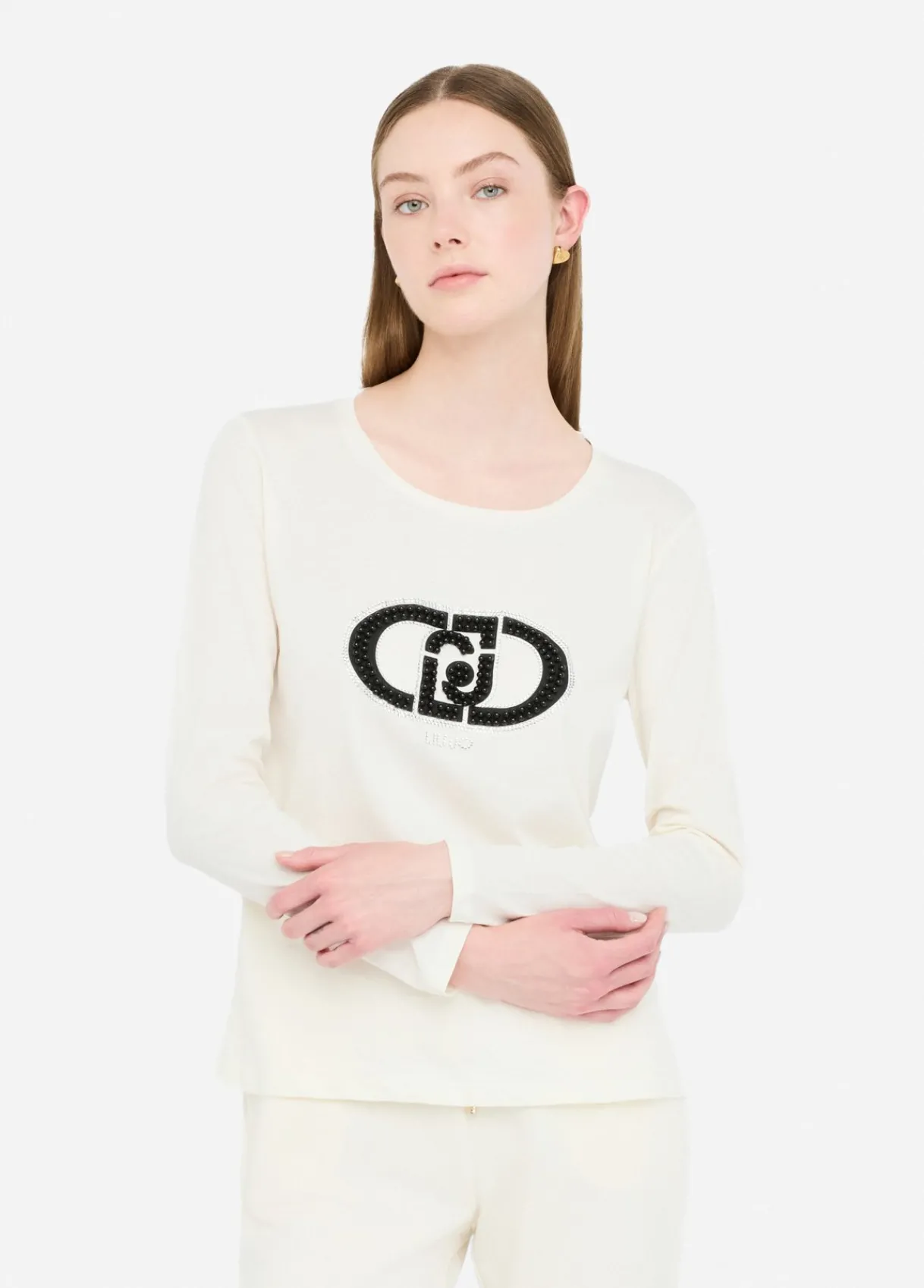 Liu Jo T-shirt en coton avec logo|Femme Vêtements De Sport