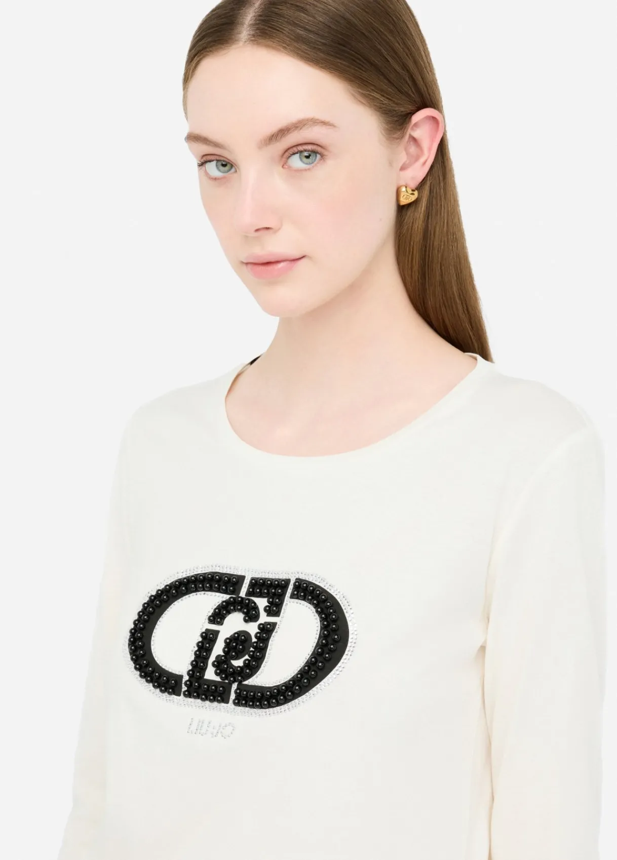 Liu Jo T-shirt en coton avec logo|Femme Vêtements De Sport