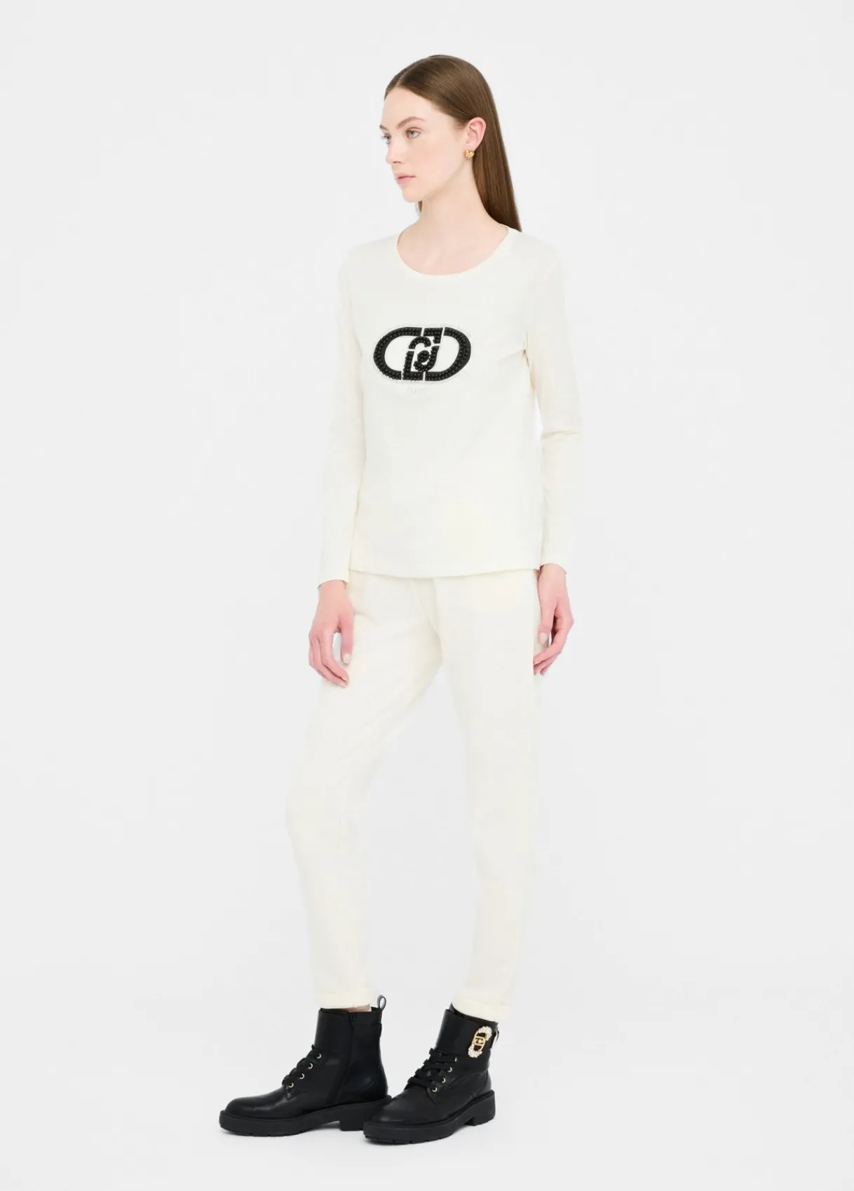 Liu Jo T-shirt en coton avec logo|Femme Vêtements De Sport