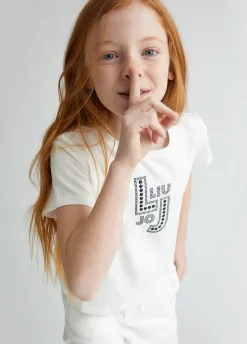 Liu Jo T-shirt en coton avec logo|Enfant T-Shirt