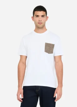 Liu Jo T-shirt en coton avec poche poitrine|Homme Polos Et T-Shirts