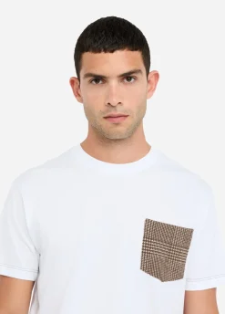 Liu Jo T-shirt en coton avec poche poitrine|Homme Polos Et T-Shirts