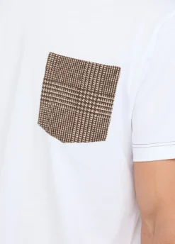 Liu Jo T-shirt en coton avec poche poitrine|Homme Polos Et T-Shirts