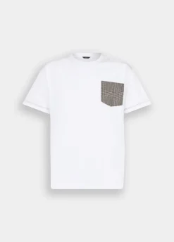 Liu Jo T-shirt en coton avec poche poitrine|Homme Polos Et T-Shirts