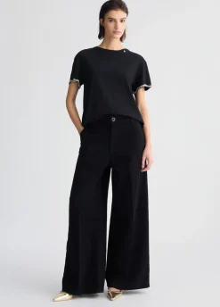 Liu Jo T-shirt en coton avec strass|Femme T-Shirts Et Tops