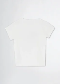 Liu Jo T-shirt en coton avec strass|Enfant T-Shirts