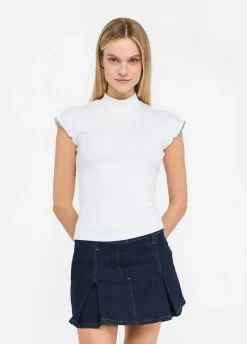 Liu Jo T-shirt en coton avec strass|Femme T-Shirts Et Tops