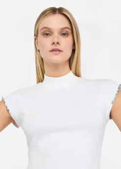 Liu Jo T-shirt en coton avec strass|Femme T-Shirts Et Tops
