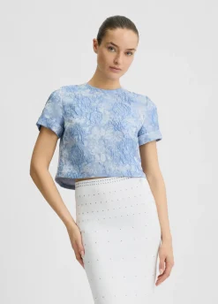 Liu Jo T-shirt en jacquard de cérémonie|Femme Chemises Et Blouses|Cérémonie