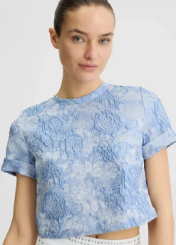Liu Jo T-shirt en jacquard de cérémonie|Femme Chemises Et Blouses|Cérémonie