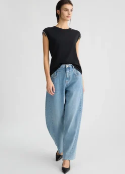 Liu Jo T-shirt en jersey avec perles|Femme T-Shirts Et Tops