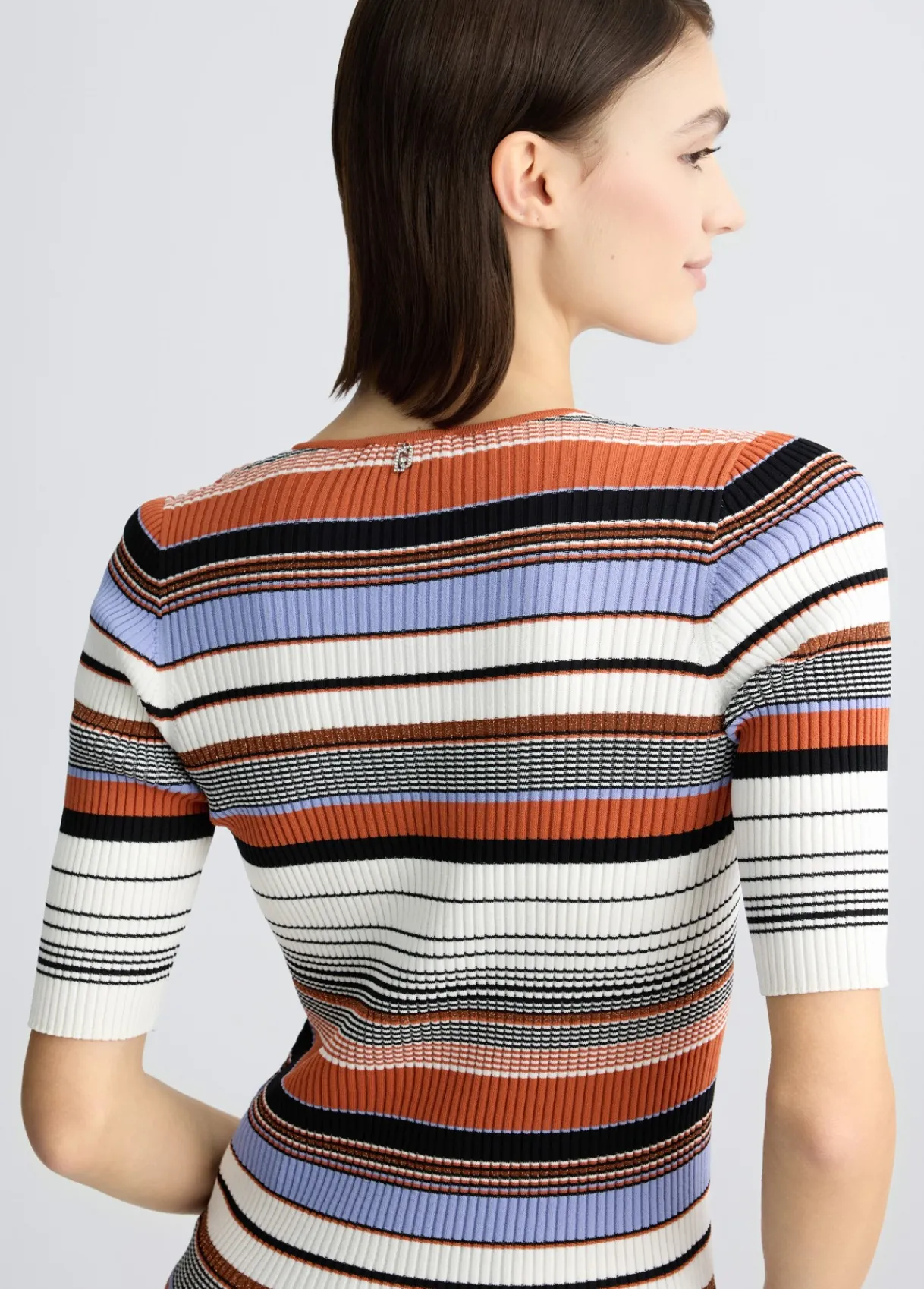 Liu Jo T-shirt en maille à rayures|Femme Mailles