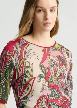 Liu Jo T-shirt en maille imprimé|Femme Mailles