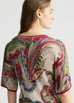 Liu Jo T-shirt en maille imprimé|Femme Mailles