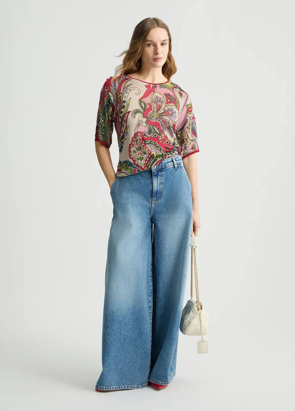 Liu Jo T-shirt en maille imprimé|Femme Mailles