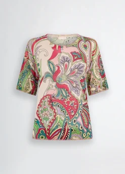 Liu Jo T-shirt en maille imprimé|Femme Mailles