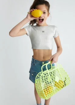 Liu Jo T-shirt en maille Lurex®|Enfant Pull Et Sweatshirts