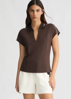 Liu Jo T-shirt en piqué|Femme T-Shirts Et Tops
