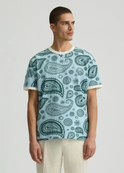 Liu Jo T-shirt en piqué de coton imprimé|Homme Polos Et T-Shirts