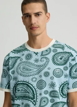 Liu Jo T-shirt en piqué de coton imprimé|Homme Polos Et T-Shirts
