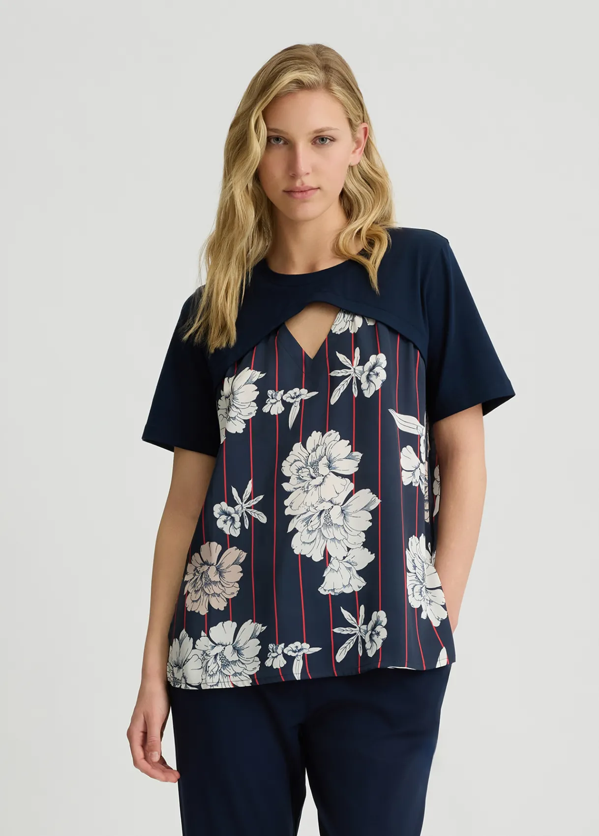 Liu Jo T-shirt en satin imprimé|Femme Vêtements De Sport|T-Shirts Et Tops