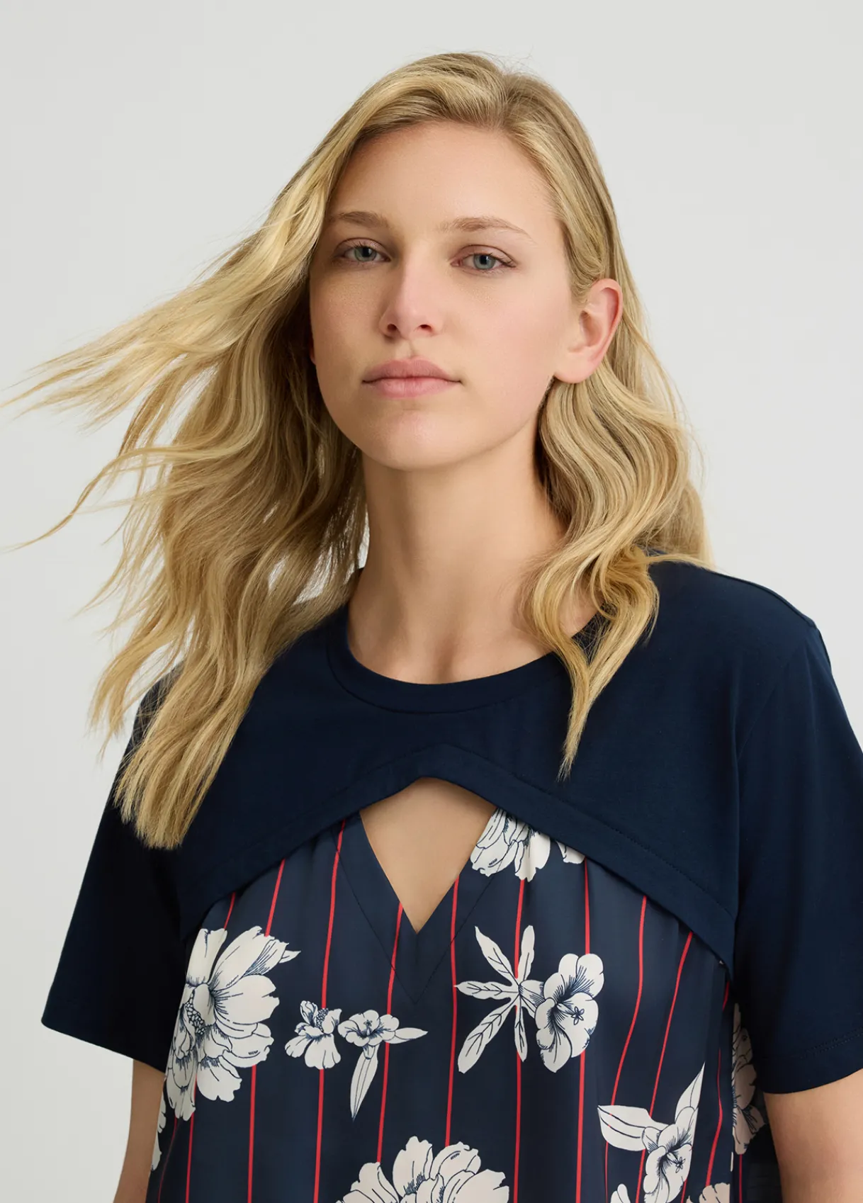 Liu Jo T-shirt en satin imprimé|Femme Vêtements De Sport|T-Shirts Et Tops