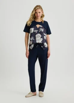 Liu Jo T-shirt en satin imprimé|Femme Vêtements De Sport|T-Shirts Et Tops