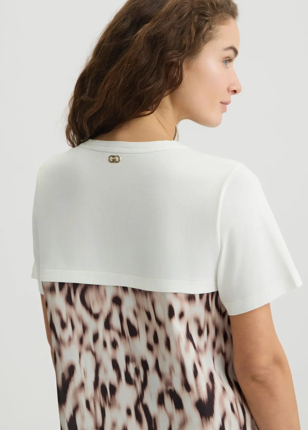 Liu Jo T-shirt en satin imprimé|Femme Vêtements De Sport|T-Shirts Et Tops