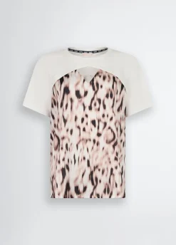 Liu Jo T-shirt en satin imprimé|Femme Vêtements De Sport|T-Shirts Et Tops