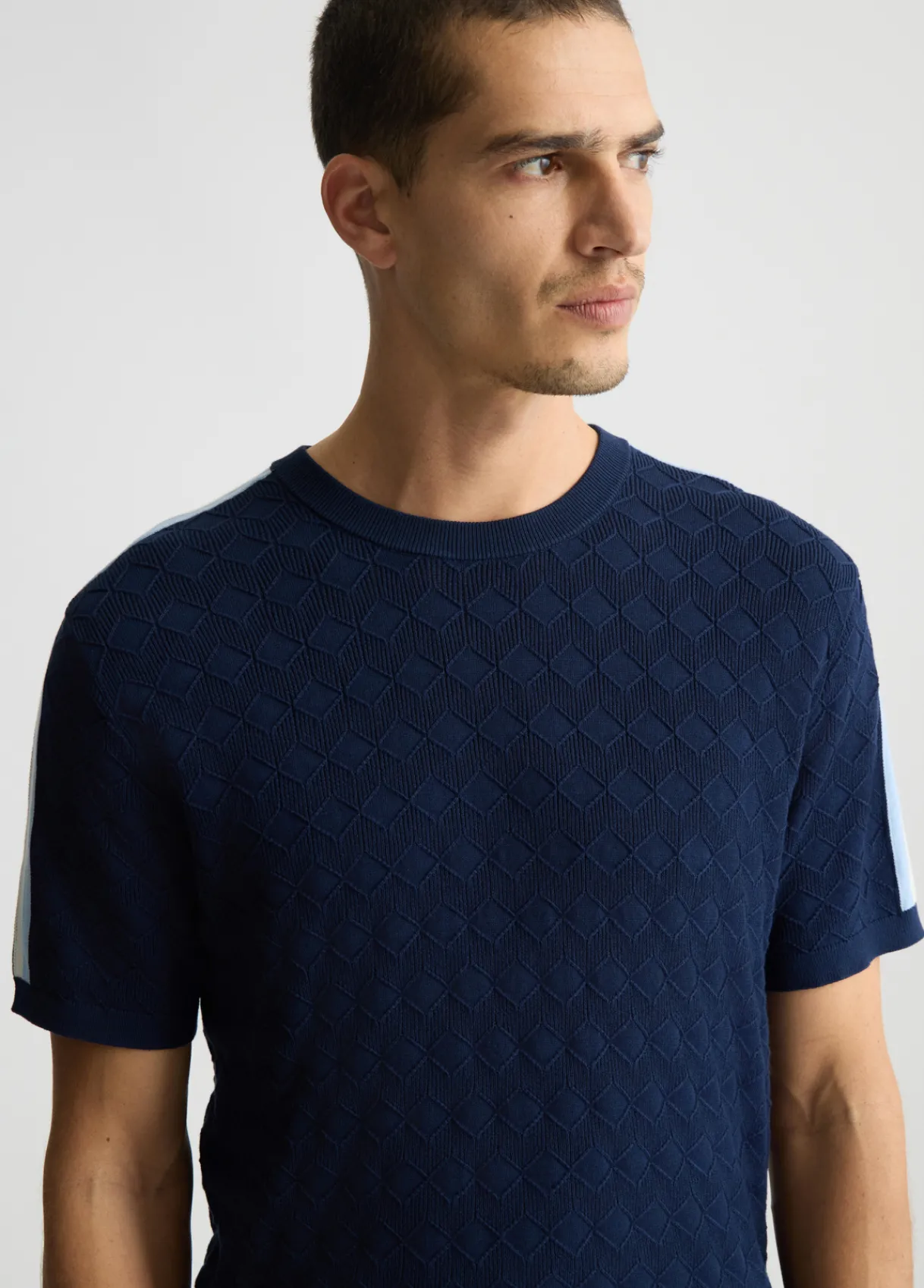 Liu Jo T-shirt jacquard|Homme Pulls Et Sweaters