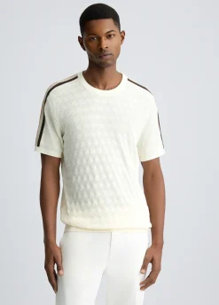 Liu Jo T-shirt jacquard|Homme Pulls Et Sweaters
