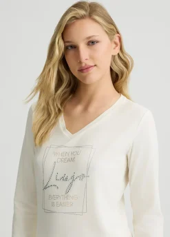 Liu Jo T-shirt Better avec strass|Femme Vêtements De Sport|T-Shirts Et Tops