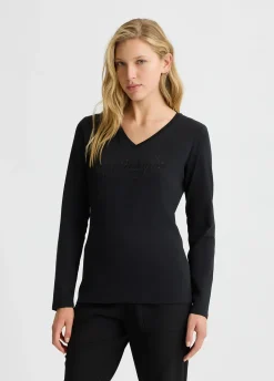 Liu Jo T-shirt Better avec strass|Femme Vêtements De Sport|T-Shirts Et Tops