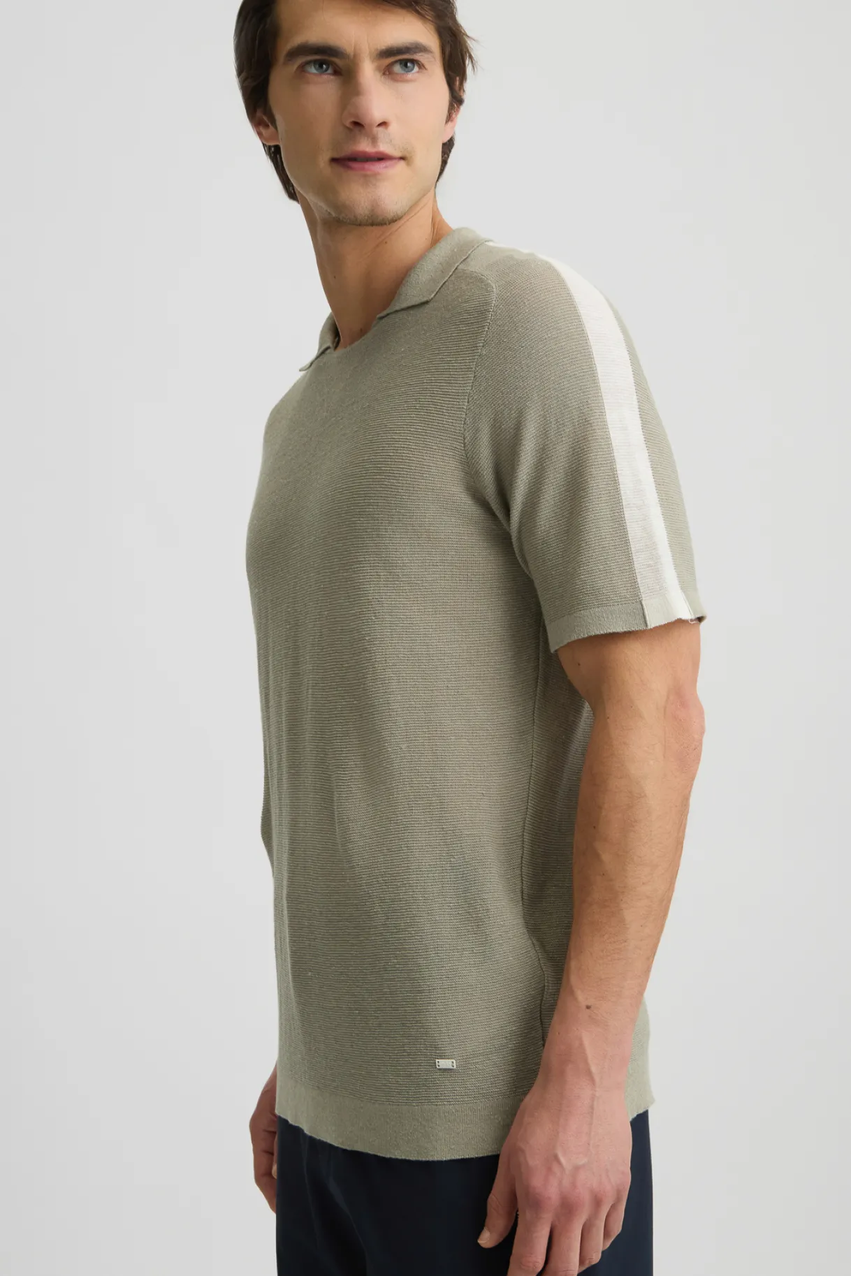 Liu Jo T-shirt pour homme couleur sauge|Homme Pulls Et Sweaters