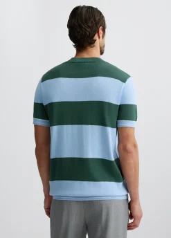 Liu Jo T-shirt rayé en maille|Homme Pulls Et Sweaters