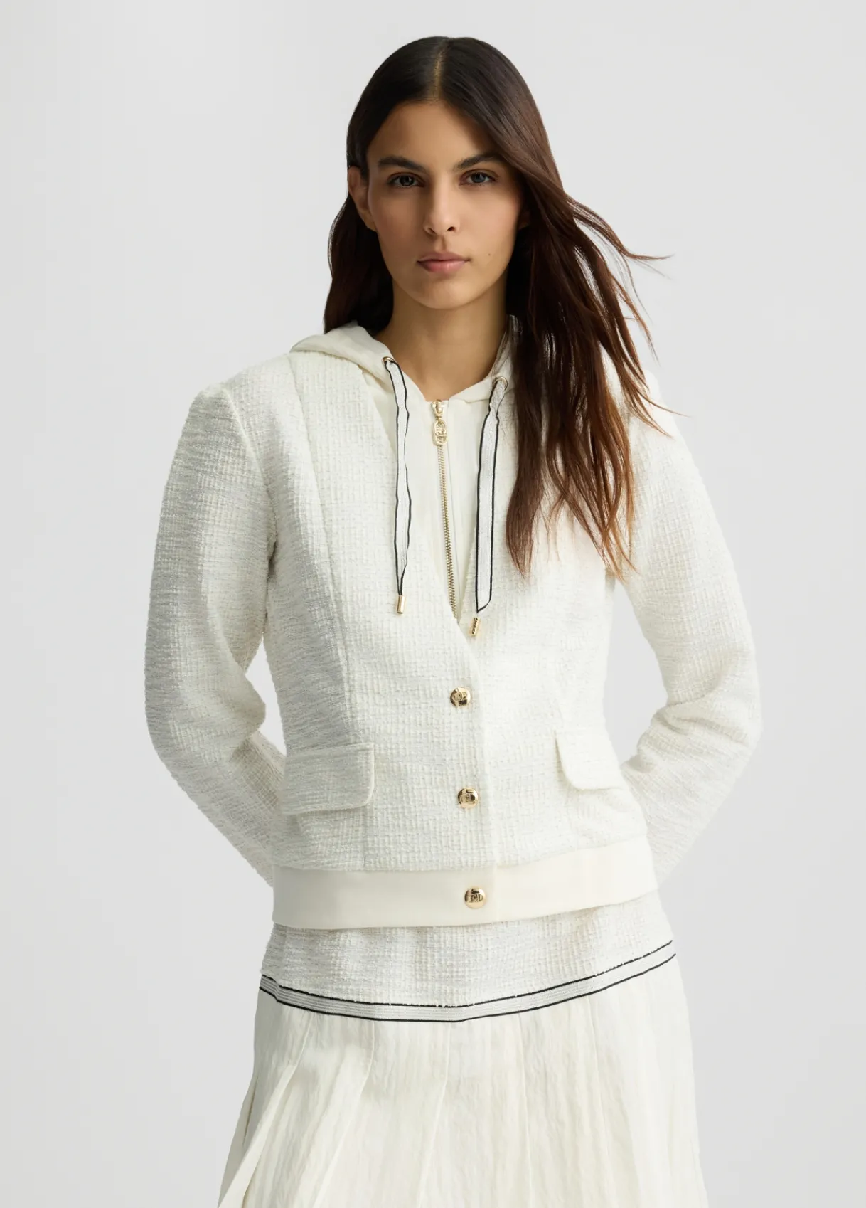 Liu Jo Veste à capuche en bouclette|Femme Vêtements De Sport|Vestes
