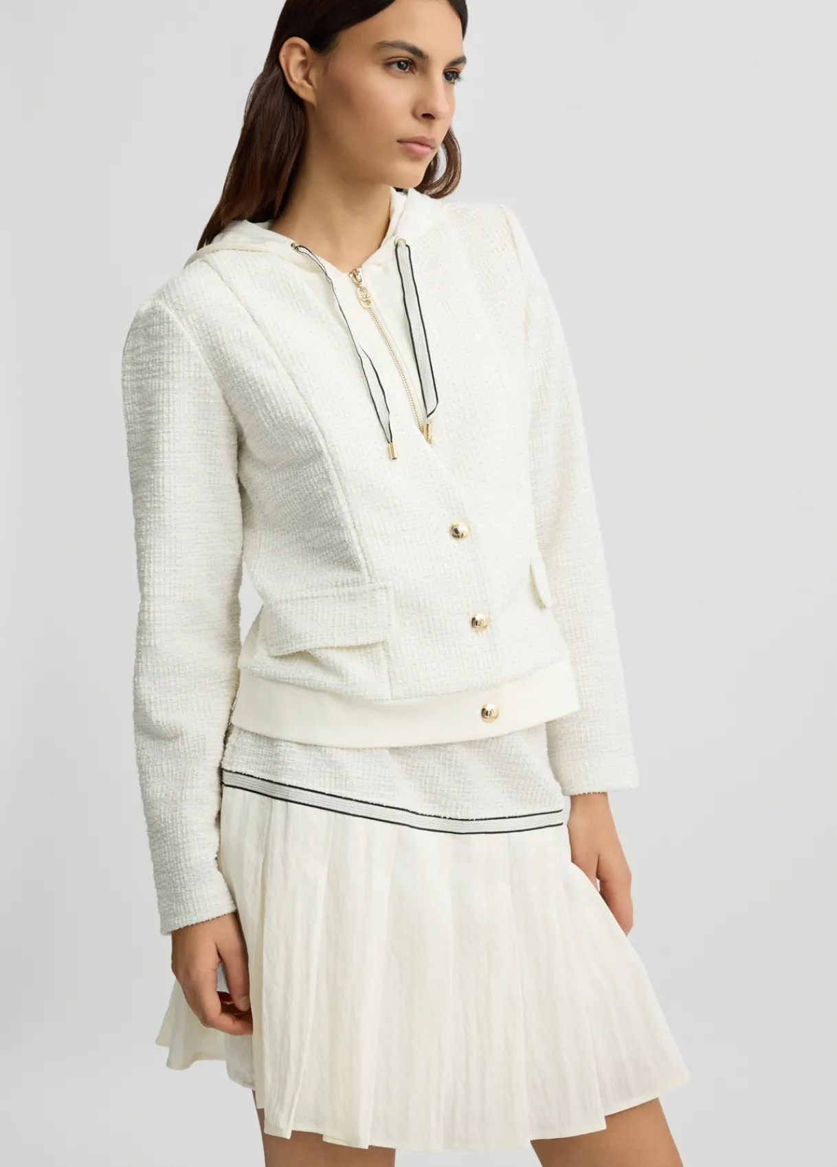 Liu Jo Veste à capuche en bouclette|Femme Vêtements De Sport|Vestes