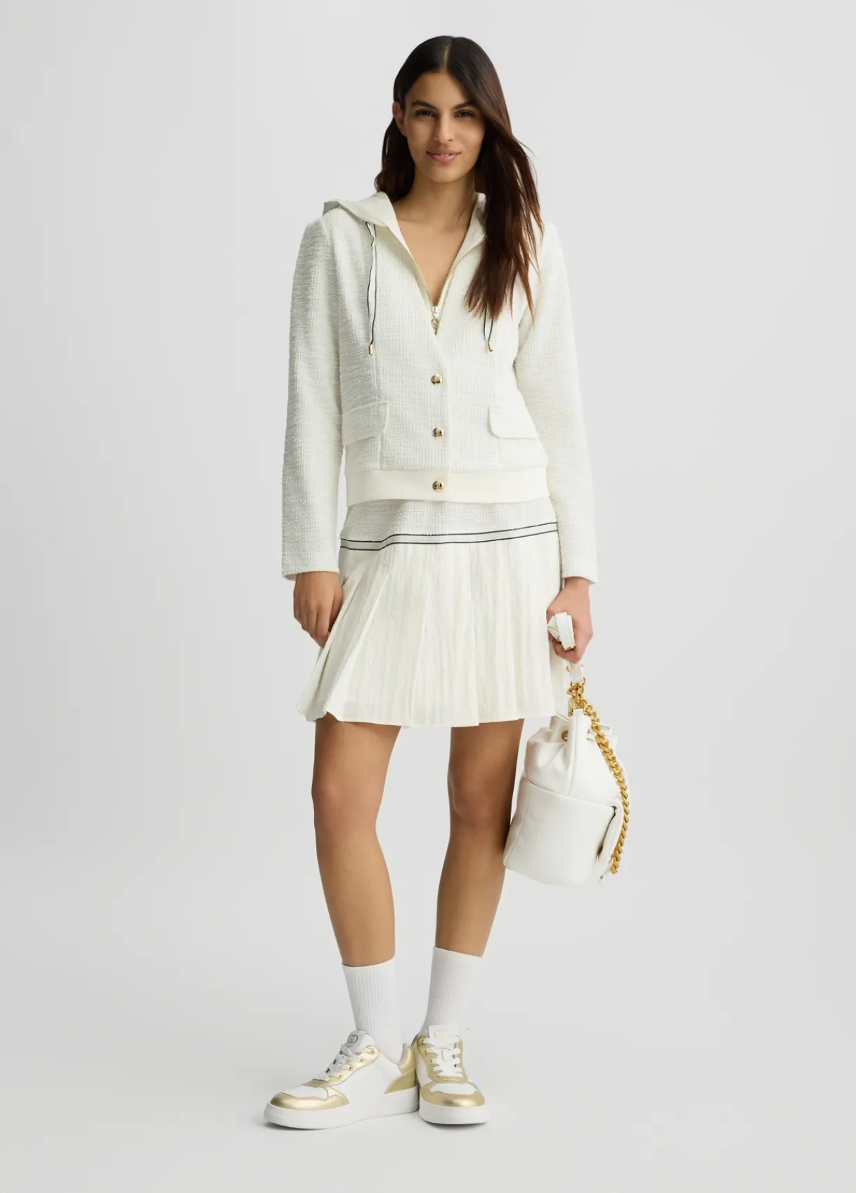 Liu Jo Veste à capuche en bouclette|Femme Vêtements De Sport|Vestes