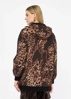 Liu Jo Veste avec imprimé animalier en nylon|Femme Manteaux|Vêtements De Sport