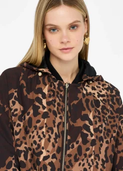Liu Jo Veste avec imprimé animalier en nylon|Femme Manteaux|Vêtements De Sport