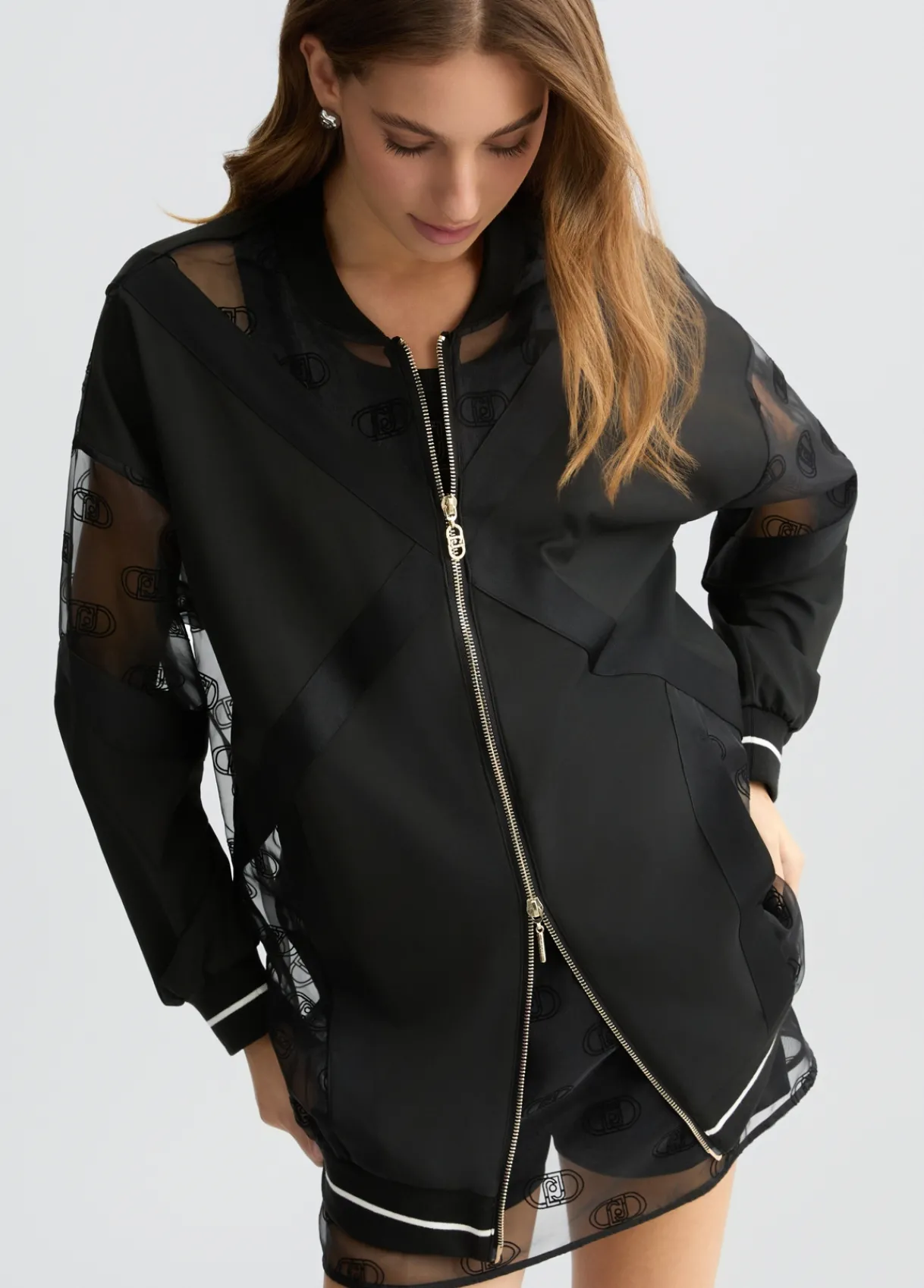 Liu Jo Veste avec zip et logo|Femme Vêtements De Sport|Vestes