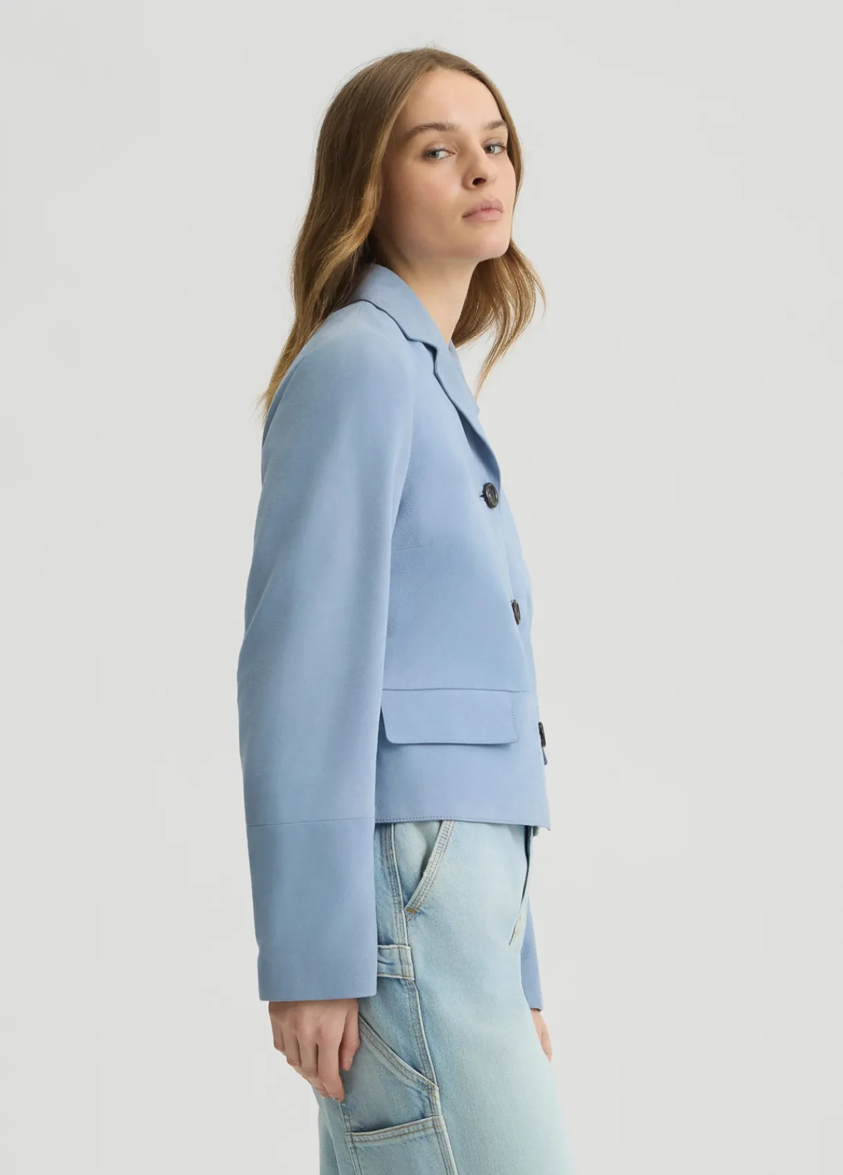 Liu Jo Veste boxy en daim|Femme Vestes