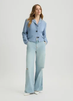 Liu Jo Veste boxy en daim|Femme Vestes